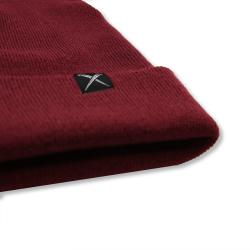 Coretex - Nails Woven Loop Label Beanie burgundy