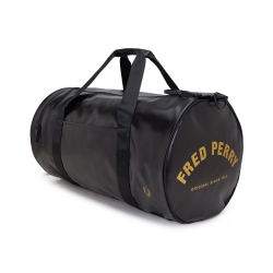 Fred Perry - Tonal Large Barrel Bag L9255 black/gold 774