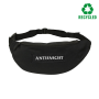 Antifascist - Logo Recycled Hip Bag black