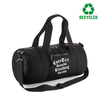 Coretex - Est.1988 Recycled Barrel Bag black-white