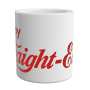 Straight Edge - Enjoy Ceramic Mug white