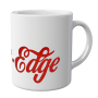 Straight Edge - Enjoy Ceramic Mug white