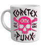 Coretex - Punx Logo Ceramic Mug white-pink