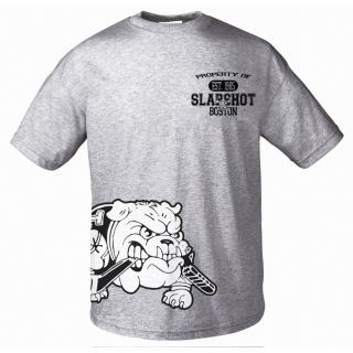 Slapshot - Bulldog Side T-Shirt grey