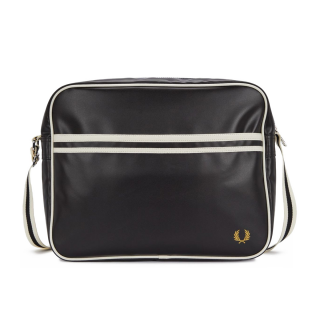 Fred Perry - Classic Shoulder Bag L8257 black/ecru D57