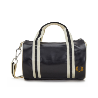 Fred Perry - Classic Mini Barrel Bag L9256 black/ecru D57