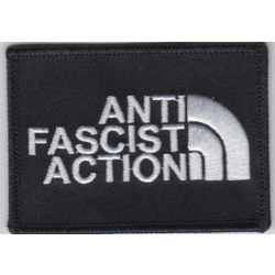 Anti Fascist Action - Logo Patch black