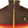 Trojan - Retro Stripe Track Top TR/8953 chocolate