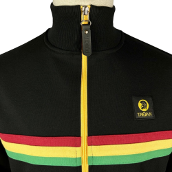 Trojan - Retro Stripe Track Top TR/8953 black