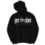 Get The Shot - Erase The Scum Hooded Sweatshirt black