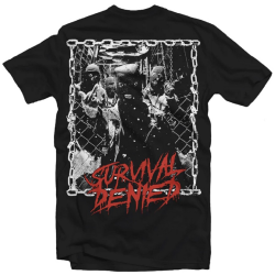 Get The Shot - Survival Denied Black & White T-Shirt...