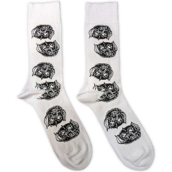 Motörhead - Warpig Repeat Ankle Socks white