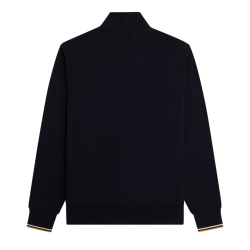 Fred Perry - Half Zip Sweatshirt M3574 Navy/Ecru/Honeycomb W53