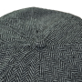 Brixton - brood grey/black herringbone