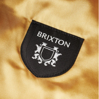 Brixton - hooligan black herringbone twill