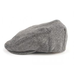 Brixton - hooligan grey/black herringbone