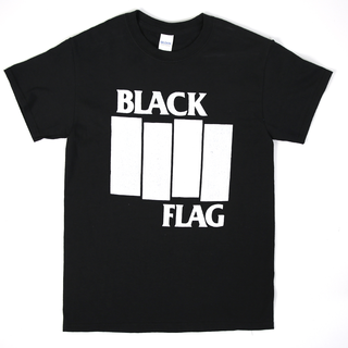 Black Flag - Bars & Logo T-Shirt black