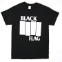 Black Flag - Bars & Logo T-Shirt black