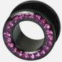 Wildcat - steel blackline sealed jewelled tunnel fuchsia