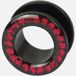 Wildcat - steel blackline sealed jewelled tunnel red