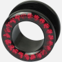 Wildcat - steel blackline sealed jewelled tunnel red