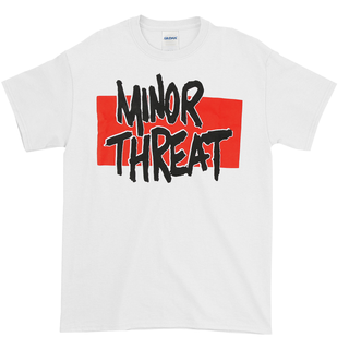 Minor Threat - Big Logo T-Shirt white