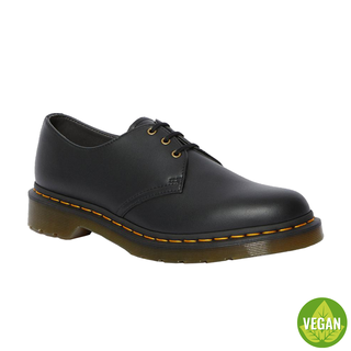 Dr. Martens - VEGAN 1461 black 3-eye shoe (gelbe Naht) EU 36/US 4/UK 3