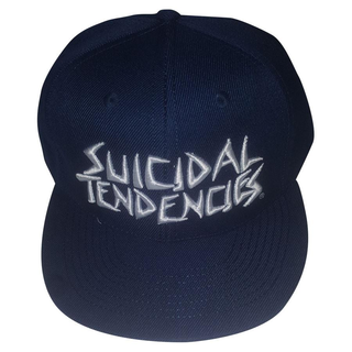 Suicidal Tendencies - Logo Snapback Cap white on navy
