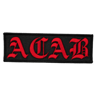 ACAB - Logo Patch black/red