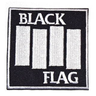 Black Flag - bars white on black