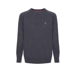 Merc - Berty Crew Neck Jumper mineral marl