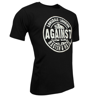 Lonsdale - Against Racism T-Shirt Black