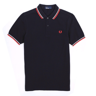 Fred Perry - twin tipped Polo Shirt M3600 navy/white/red 471
