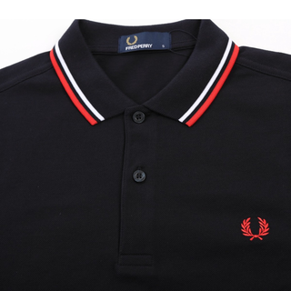 Fred Perry - twin tipped Polo Shirt M3600 navy/white/red 471