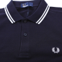 Fred Perry - twin tipped Polo Shirt M3600 navy/white/white 238