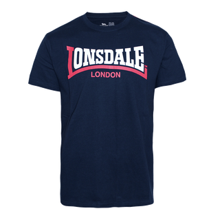 Lonsdale - two tone shirt navy
