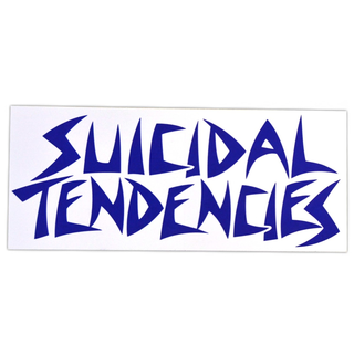 Suicidal Tendencies - STLS1 Logo Sticker blue on white