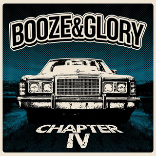 Booze & Glory - Chapter IV gatefold blue black galaxy LP