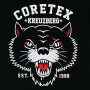 Coretex - Panther T-Shirt Black