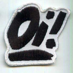 Oi! - logo white black