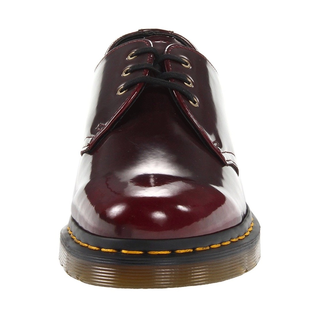 Dr. Martens - VEGAN 1461 cherry red cambridge brush 3-eye shoe