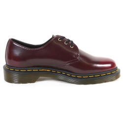 Dr. Martens - VEGAN 1461 cherry red cambridge brush 3-eye shoe EU 36/US Women 5/UK 3