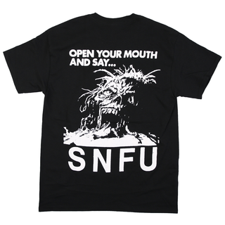 SNFU - open your mouth and say ...  T-Shirt black S