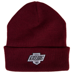 KRZ BRG - Bear Beanie Burgundy