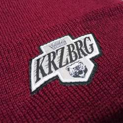 KRZ BRG - Bear Beanie Burgundy