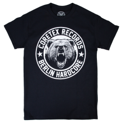 Coretex - Bear T-Shirt black white