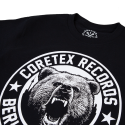 Coretex - Bear T-Shirt black white