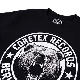 Coretex - Bear T-Shirt Black/White S