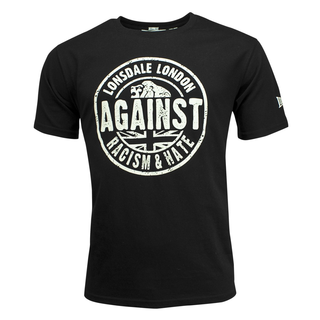 Lonsdale - Against Racism T-Shirt Black XXXL
