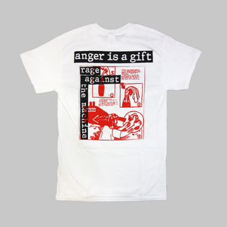 Rage Against The Machine - Anger Gift T-Shirt white XXL